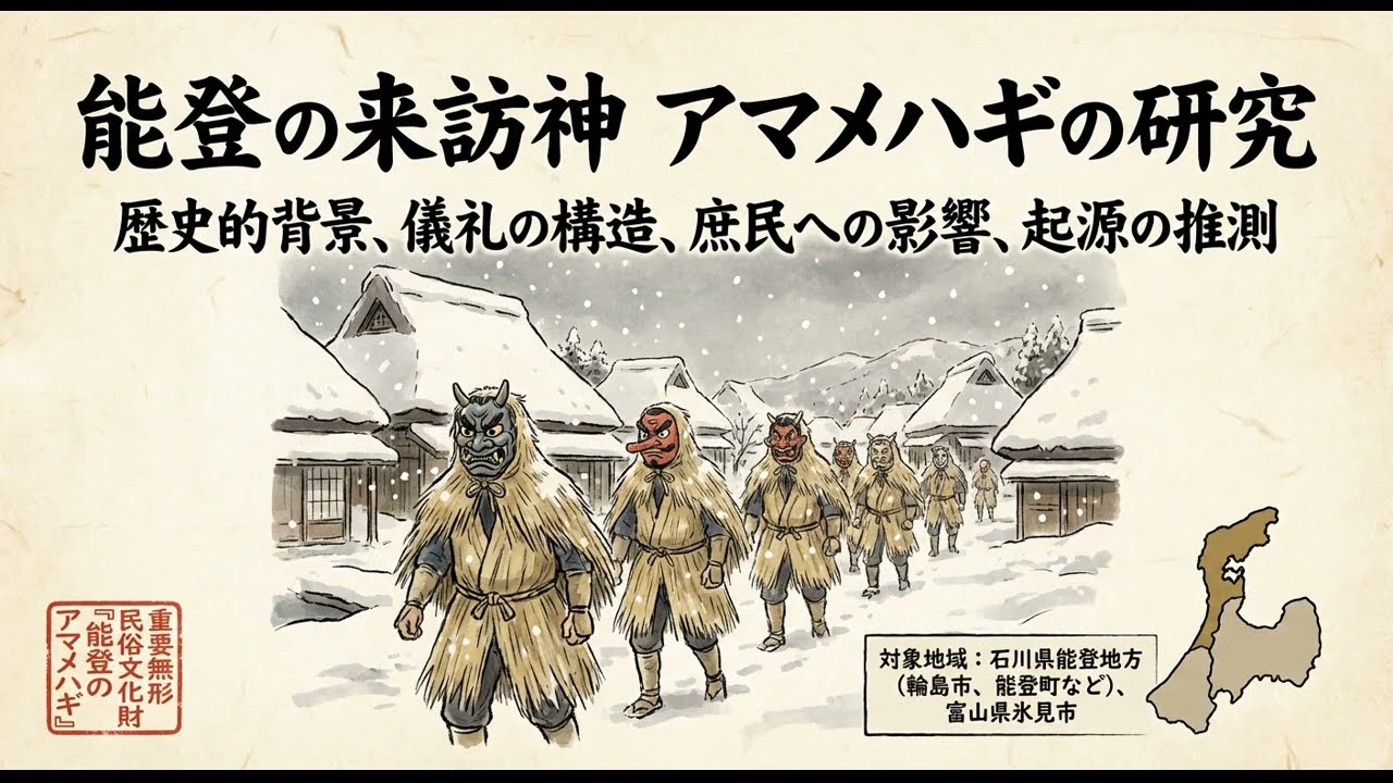 アマメハギという妖怪について