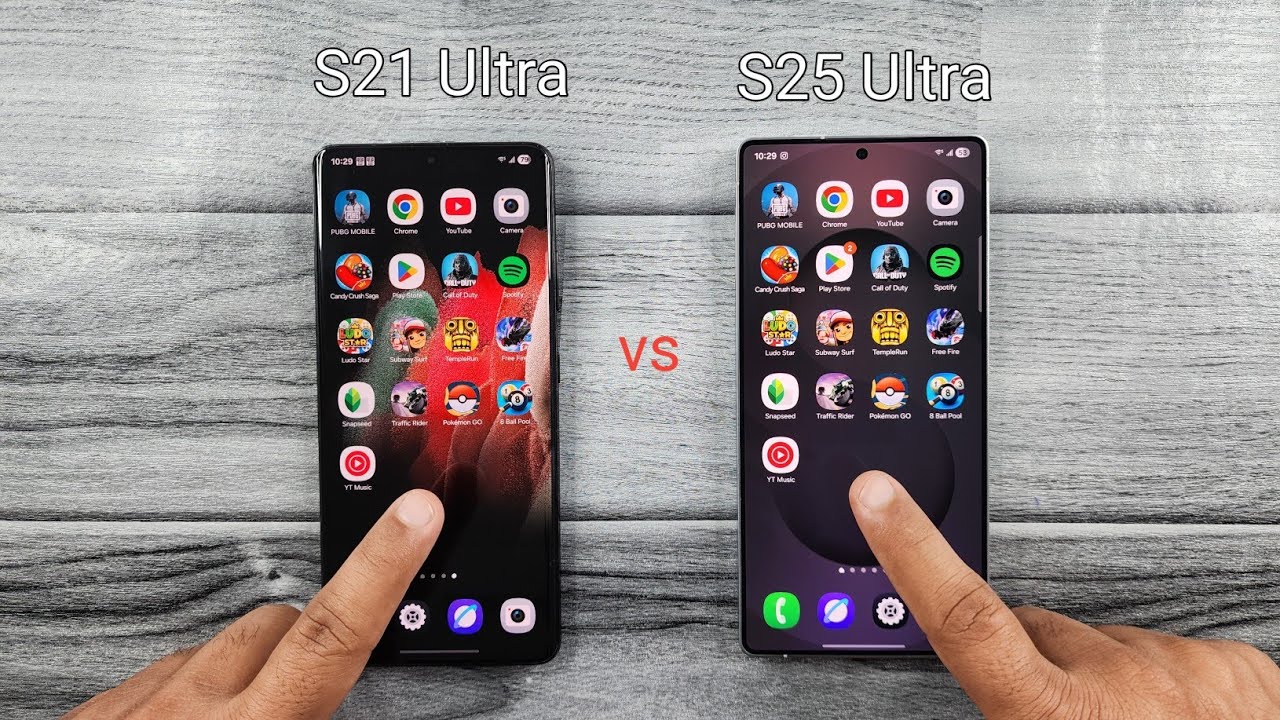 SAMSUNG S25 Ultra vs SAMSUNG S21 Ultra Speed Test 