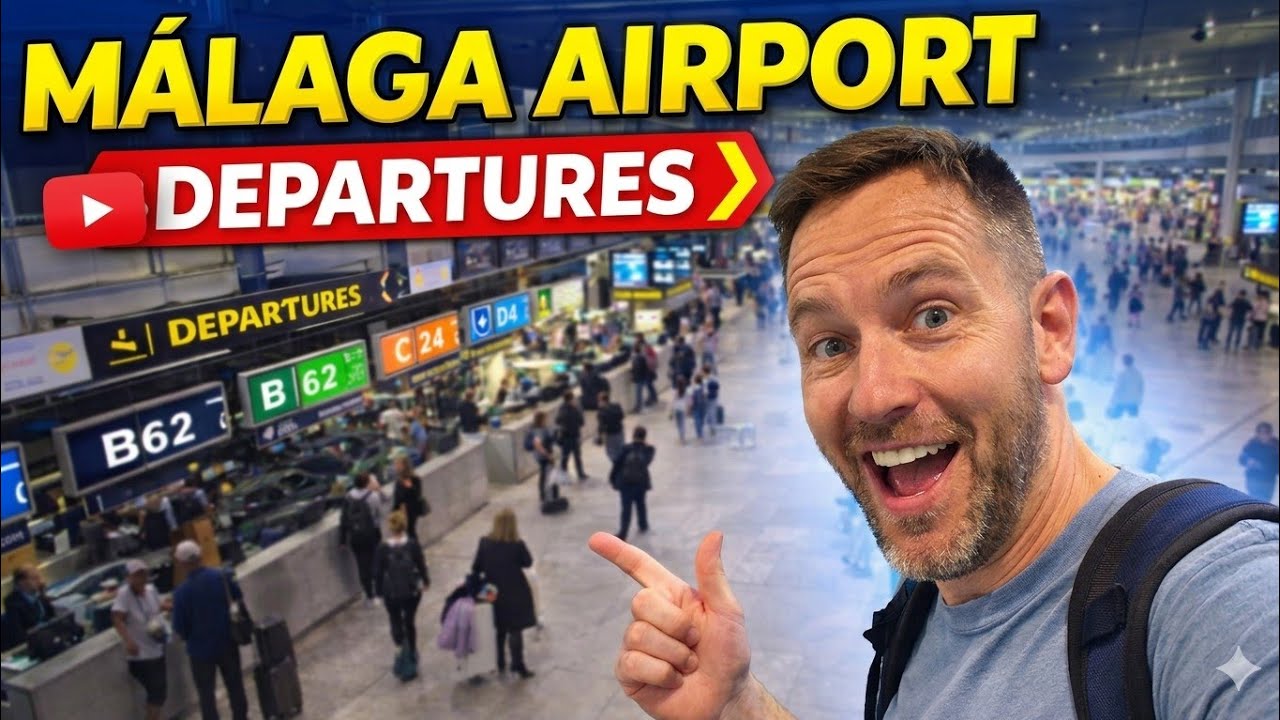 🇪🇸 Malaga Airport Departures ✈️ @TravelwithHugoF  #malaga #airport #spain