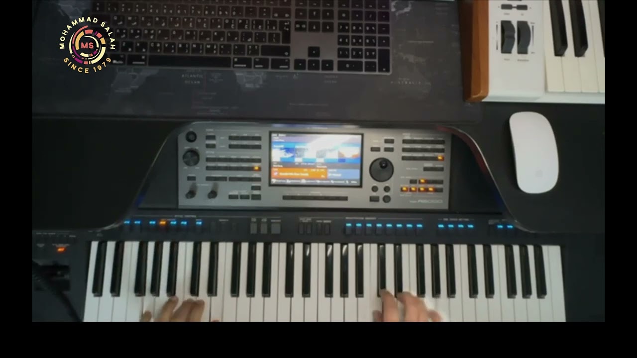 Ismail Al-Faroji - Min Chan Yasadiq on Yamaha PSR-A5000
