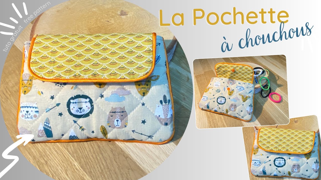Pochette à Chouchous / Sewing Tutorial: Cute Scrunchie Pouch