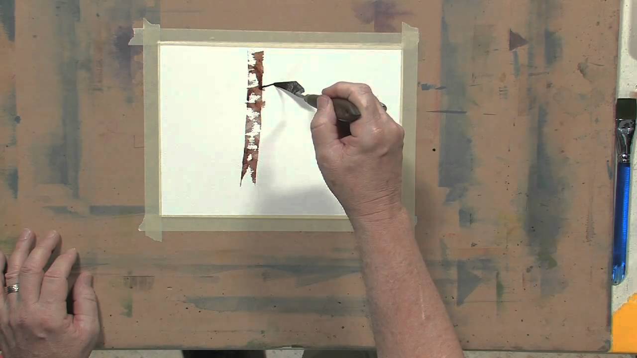 How to Use a Palette Knife with Watercolors