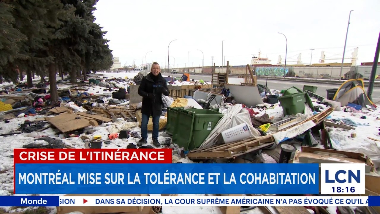 «On a une crise humanitaire dans les mains»: Montréal tolérera les campements d'itinérants