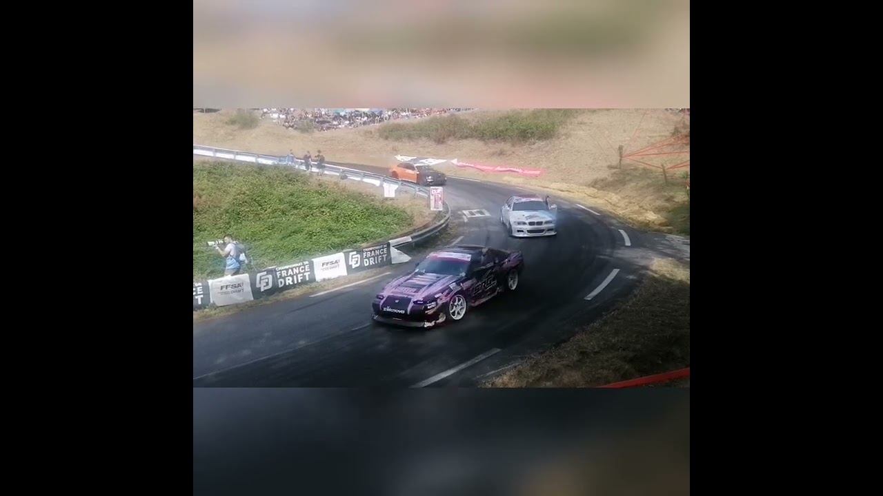 essaies du samedi d'avant le Championnat de France de DRIFT