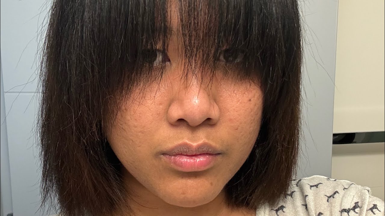 Hair growth journey part 9 w/ hair straightening 