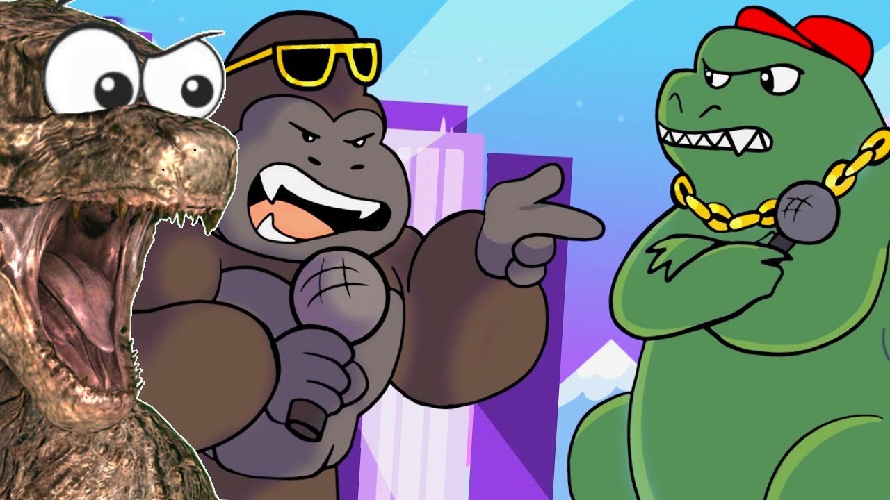 Reacting To Godzilla vs Kong RAP BATTLE (INSANE)