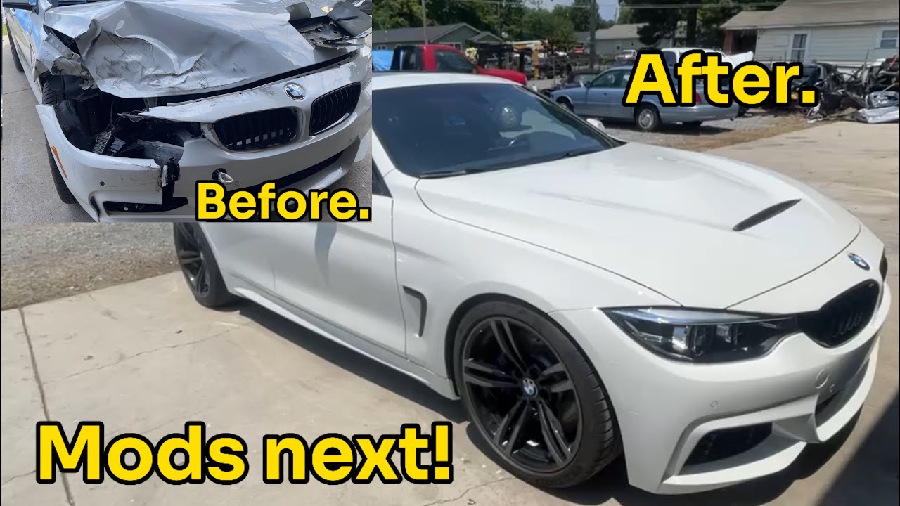 Rebuilding a Totaled 2018 BMW 440i |Part 2. It's finished!