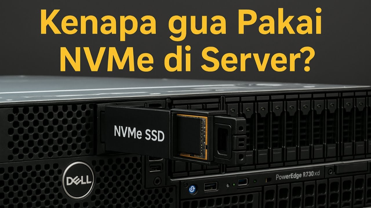 🔍 Kenapa gua pake NVMe? di Build Server ini!