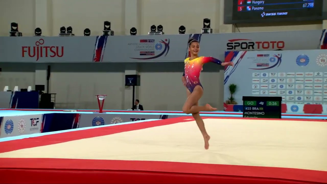 MONTESINO Eduarda (BRA) - 2023 Artistic Junior Worlds - Qualifications Floor Exercise