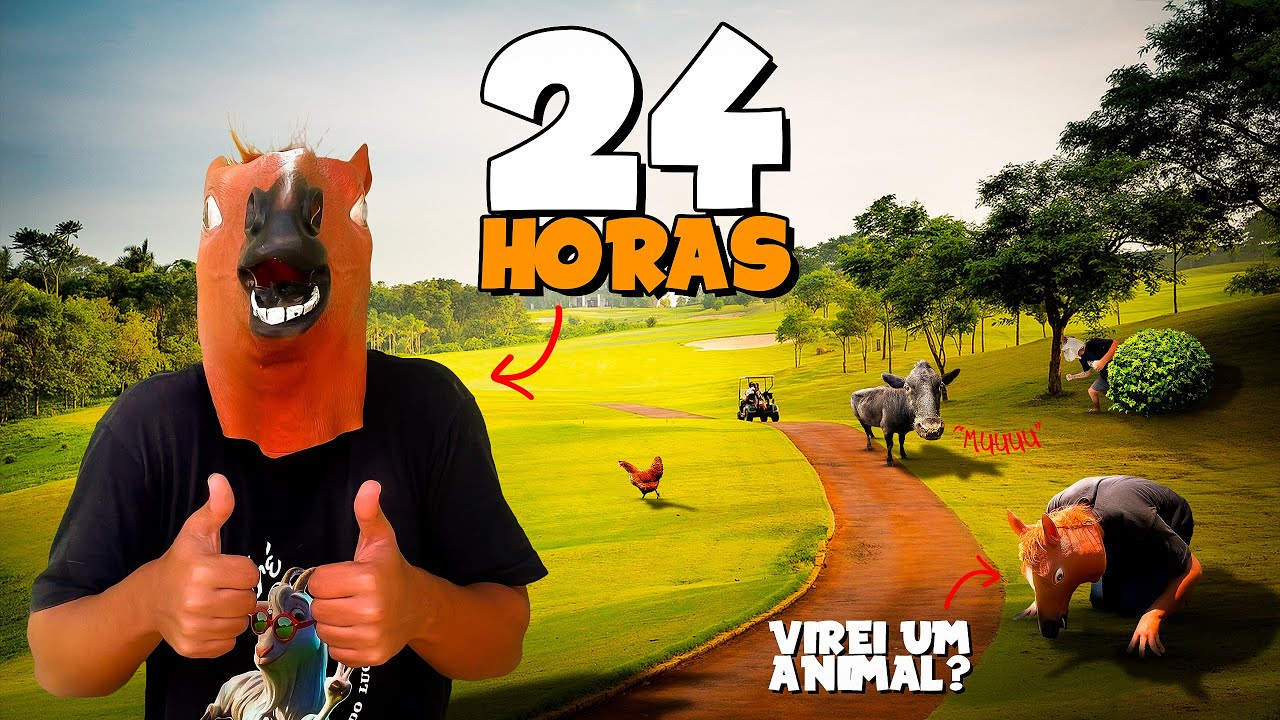 COMO VIVE UM ANIMAL? *24 horas vivendo como animais