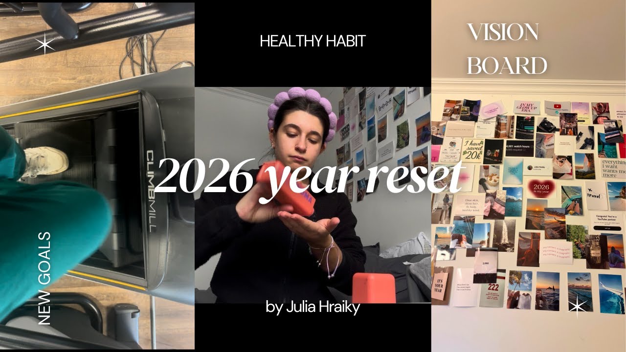 2026 Year Reset | Locking in Healthy Habits + Vision Board