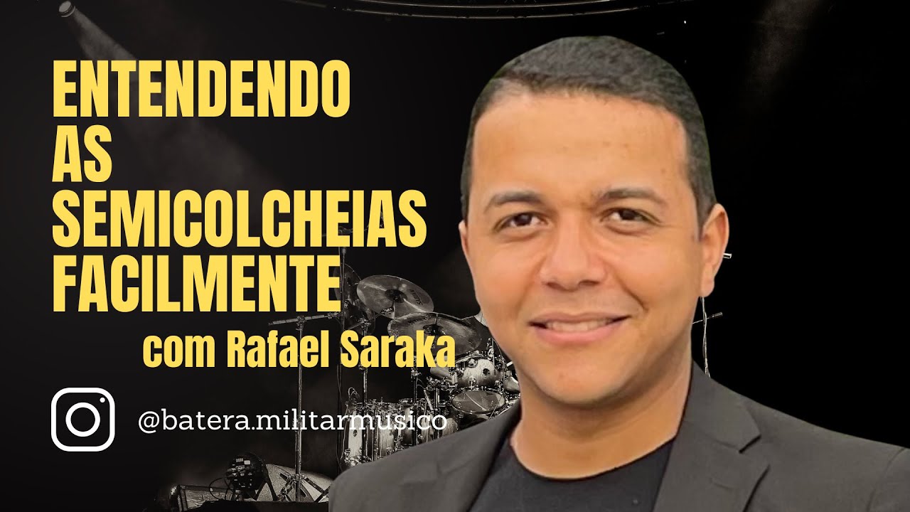 O QUE SÃO SEMICOLCHEIAS? COMO EXECUTAR? | BATERA MILITAR MÚSICO