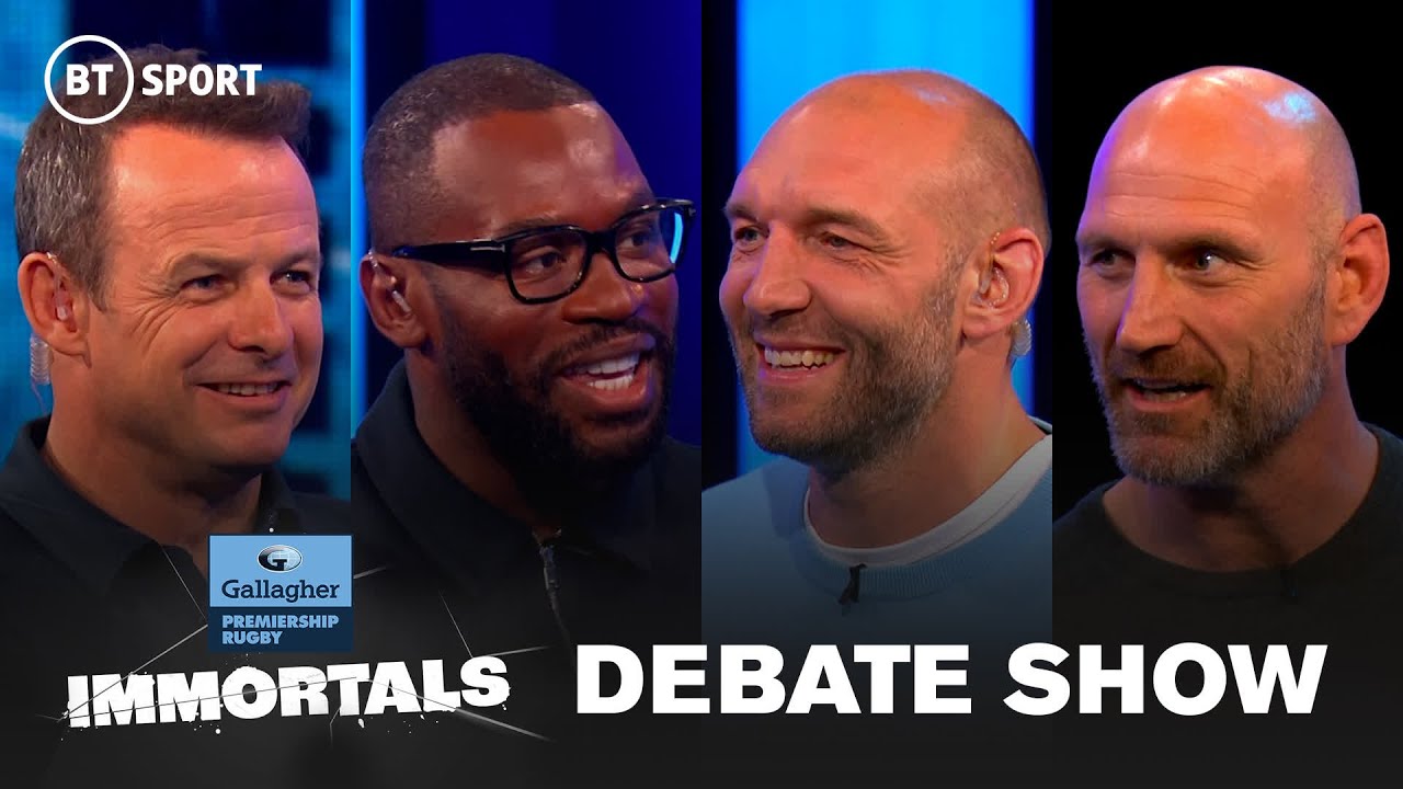 Premiership Rugby Immortals Debate Show | Healey, Monye, Kay & Dallaglio Pick Greatest XV