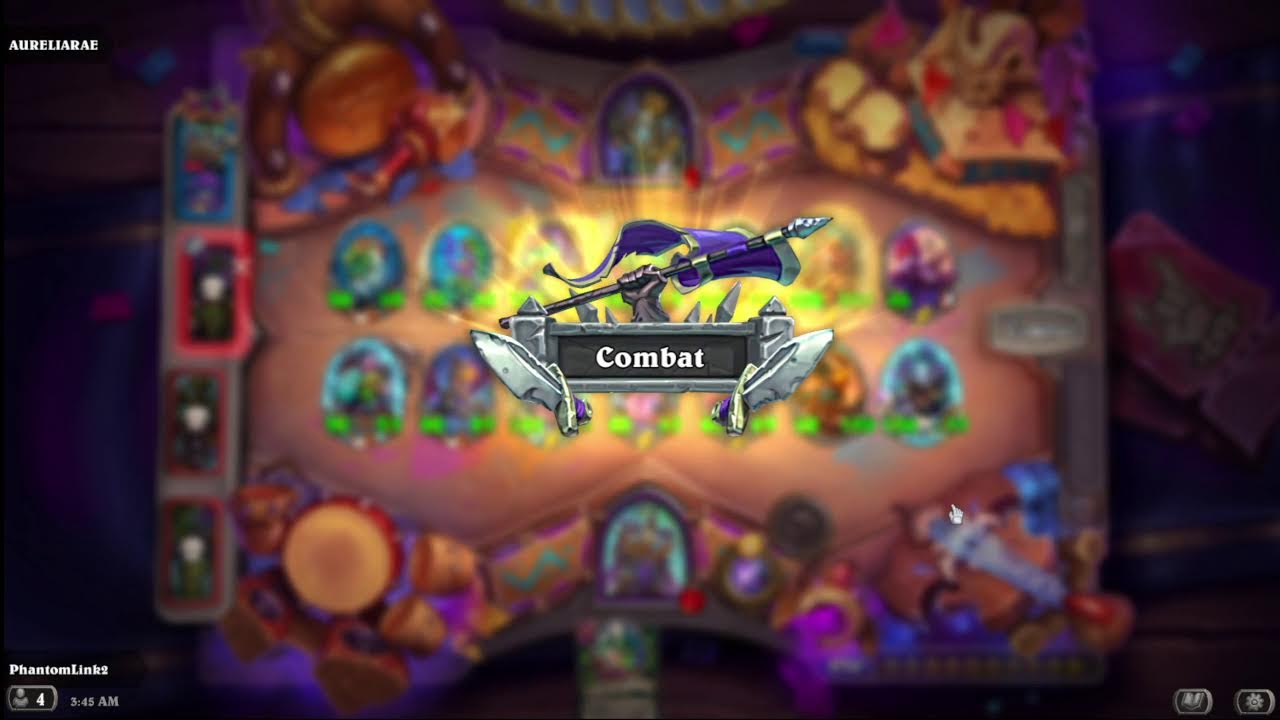 Late night Hearthstone Battlegrounds