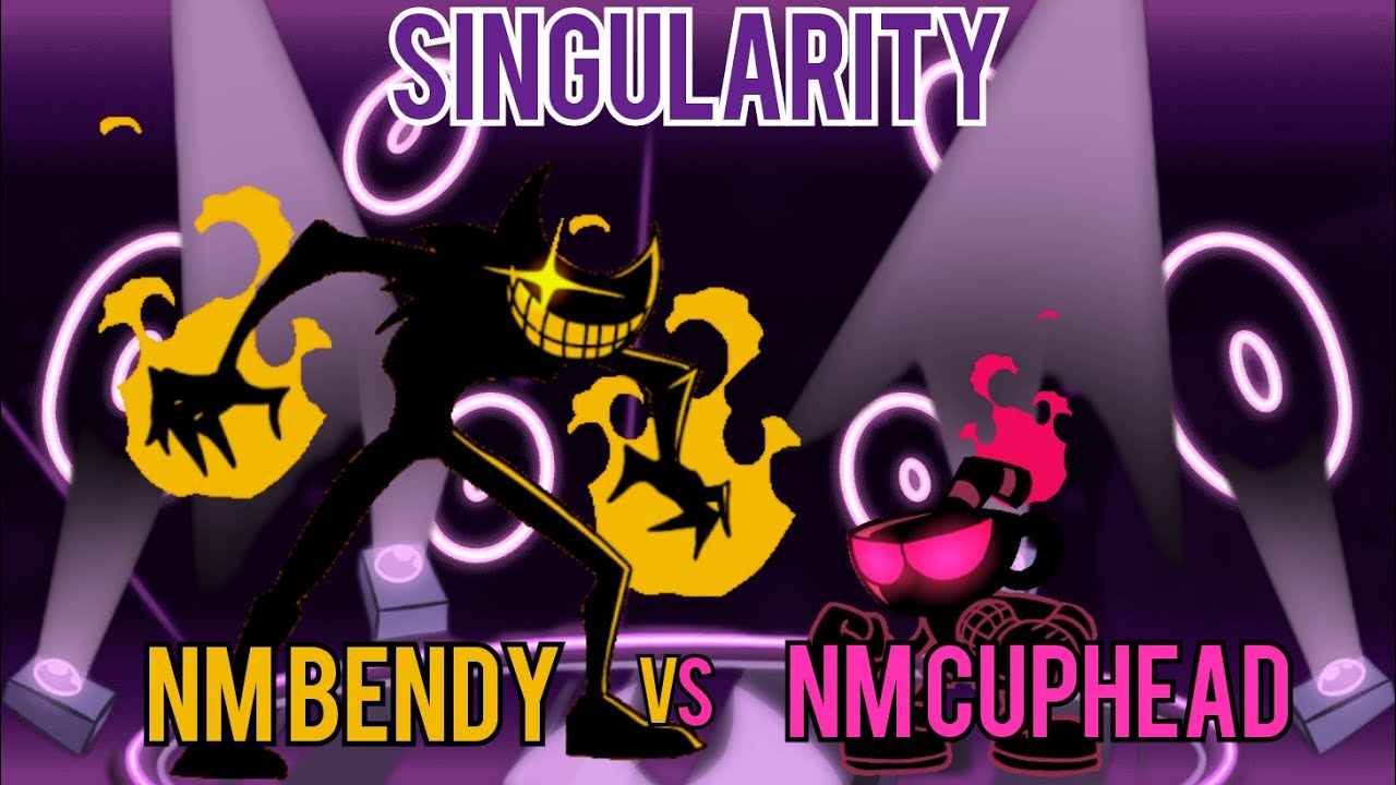 Singularity fnf by Starbreak but Nightmare Bendy vs Nightmare Cuphead 🎶🎶🎶