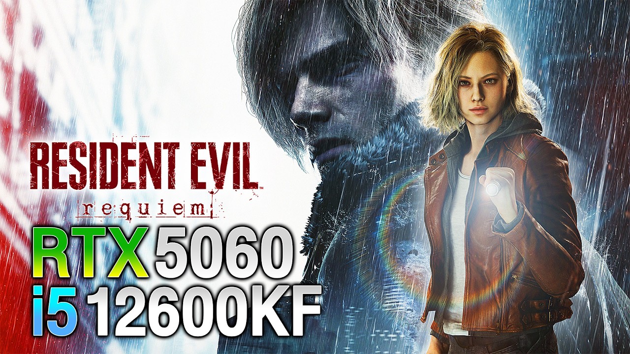 RTX 5060 - i5 12600KF - RESIDENT EVIL Requiem