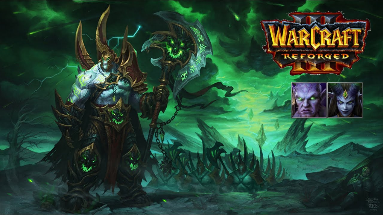 Warcraft III Reforged | Burning Legion Race Gameplay | Archimonde & Kil'Jaeden Models