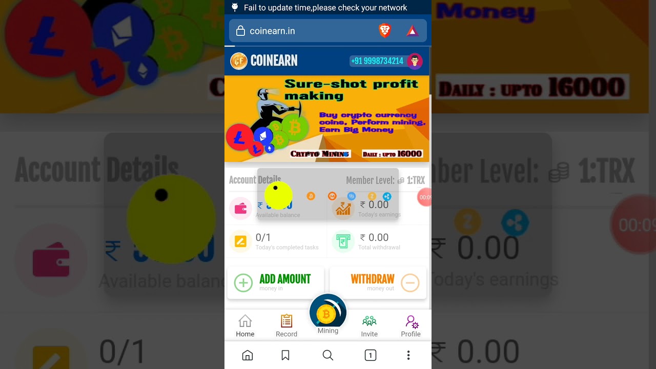 Free TRX Mining App || Unlimited Account Create Trick || Daily Earning #trx #bitcoin #coinbase