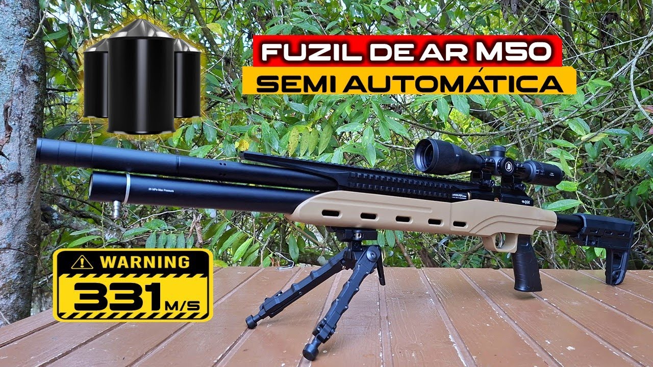 PCP SEMI AUTOMÁTICA M50 5.5 SNOWPEAK  - Destruição Garantida!
