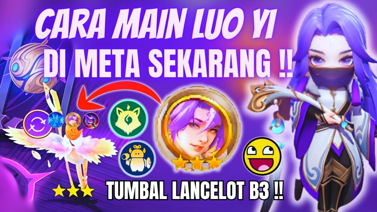 GELOOO‼️RAFAELA B3 TUMBAL LANCELOT B3 100% AUTO EZ WIN BRO !! CARA BERMAIN COMMANDER LUO YI TERBARU