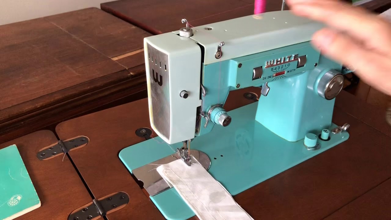 Retro Power!  Incredibly Mint 1950's White Brand Model 363 Sewing Machine with 1.3 Amps of power!