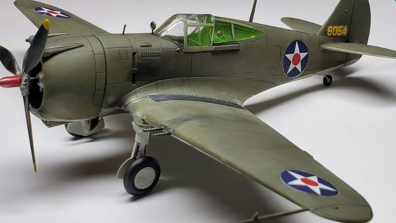 US Army Air Corps Curtiss P-36 Hawk (Hobby Craft 1/48) Model Build