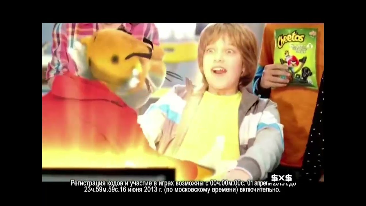 Реклама Cheetos Angry Birds 15s Russian Lost Advertisement 8