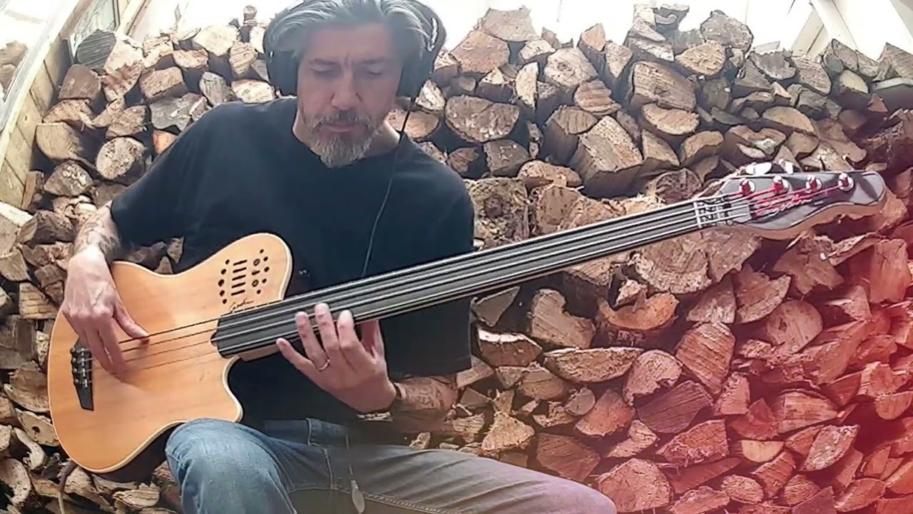 Fretless Godin A4 sa bass loop