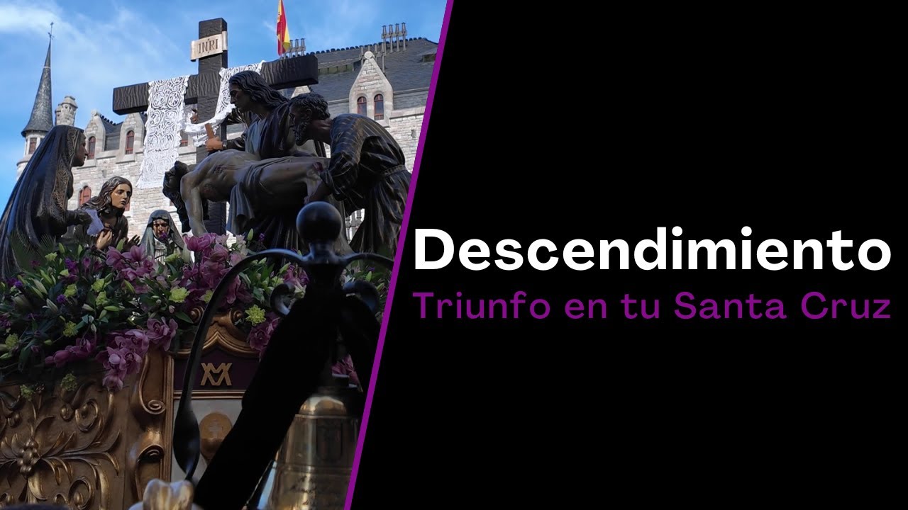 Paso del DESCENDIMIENTO de Minerva y Vera Cruz | 80 aniversario | Triunfo de tu Santa Cruz | AM JHS