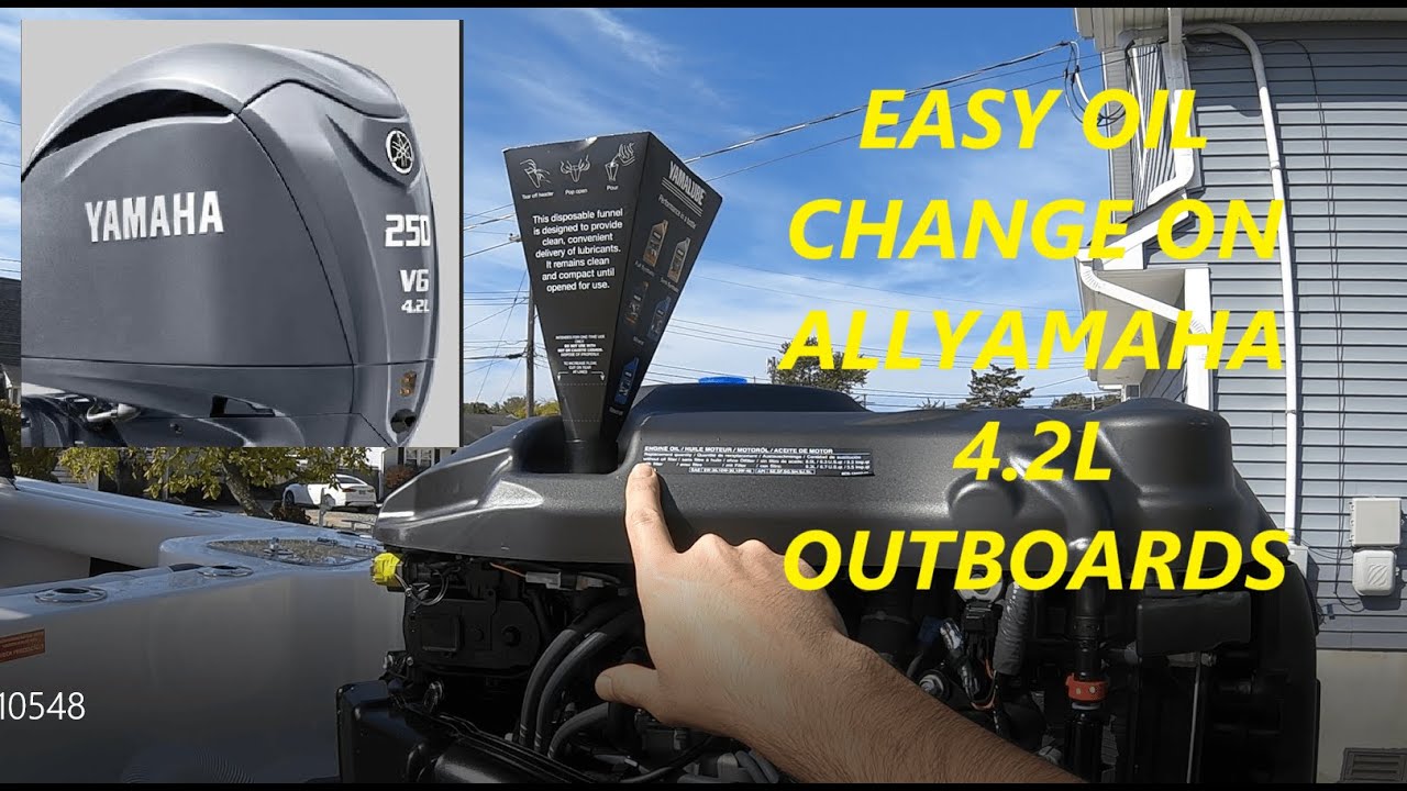 Engine Oil Change - ALL Yamaha F225, F250, F300 4.2L Outboards
