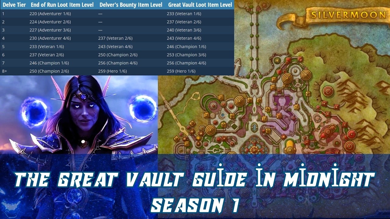 The Great Vault Guide in Midnight Season 1 | How to Get BEST Weekly Loot FAST | Silvermoon Splendor