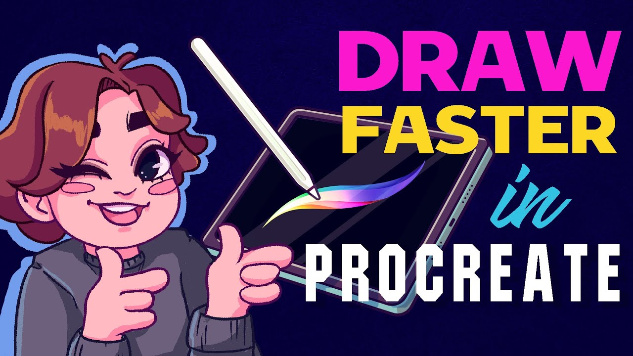 SPEED UP Your Drawing | Procreate Gestures Tutorial