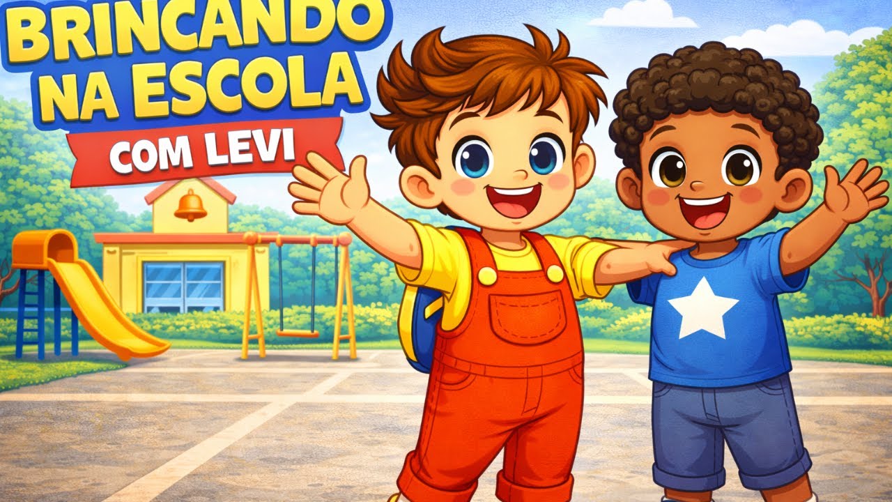 Vamos Brincar na Escola com o Levi 🎶 Música para Crianças