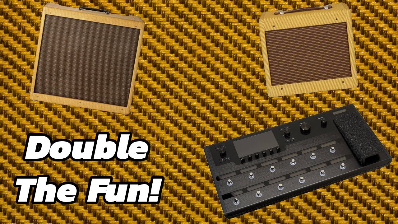 Line 6 Helix - What Is Better Than One Fender Amp?? TWO Fender Amps!