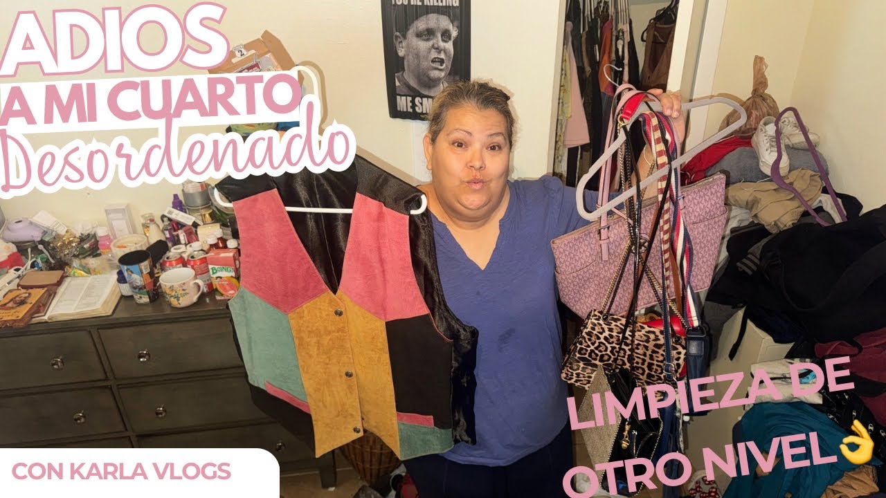 MI CUARTO ERA UN DESASTRE😟🏠RETO CUMPLIDO🧹👌ORGANIZACIÓN EXTREMA😉