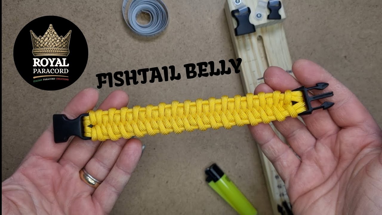 Bracciale Paracord FISHTAIL BELLY Paracord Bracelet Tutorial