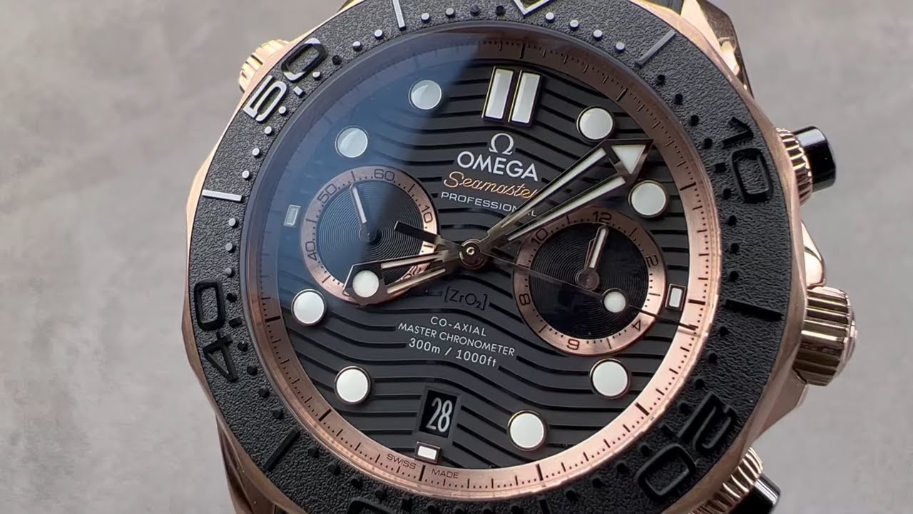 Omega Seamaster Diver 300M Chronograph 210.62.44.51.01.001 Omega Watch Review