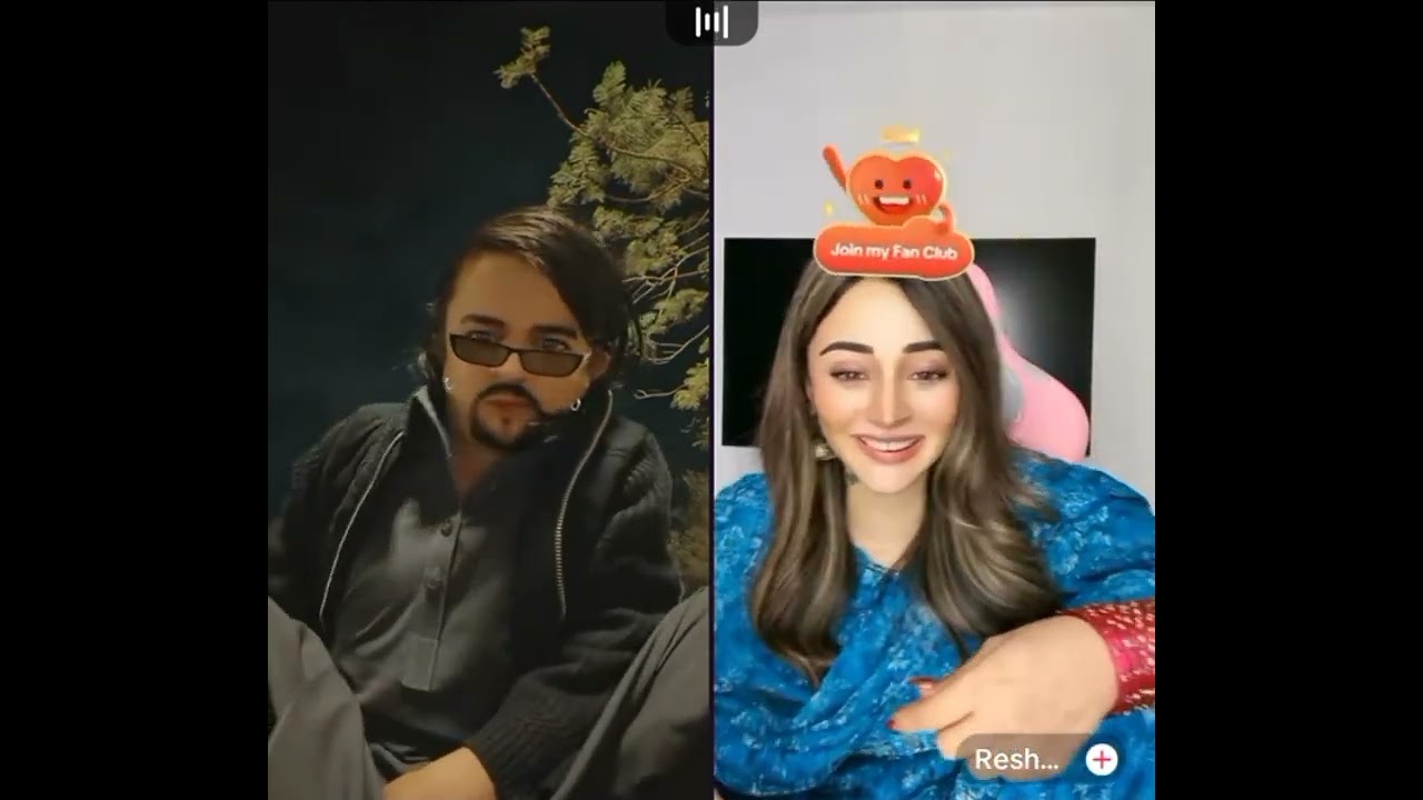 Waseem and Reshma live new video mazaq funny life GAF shaf full show 