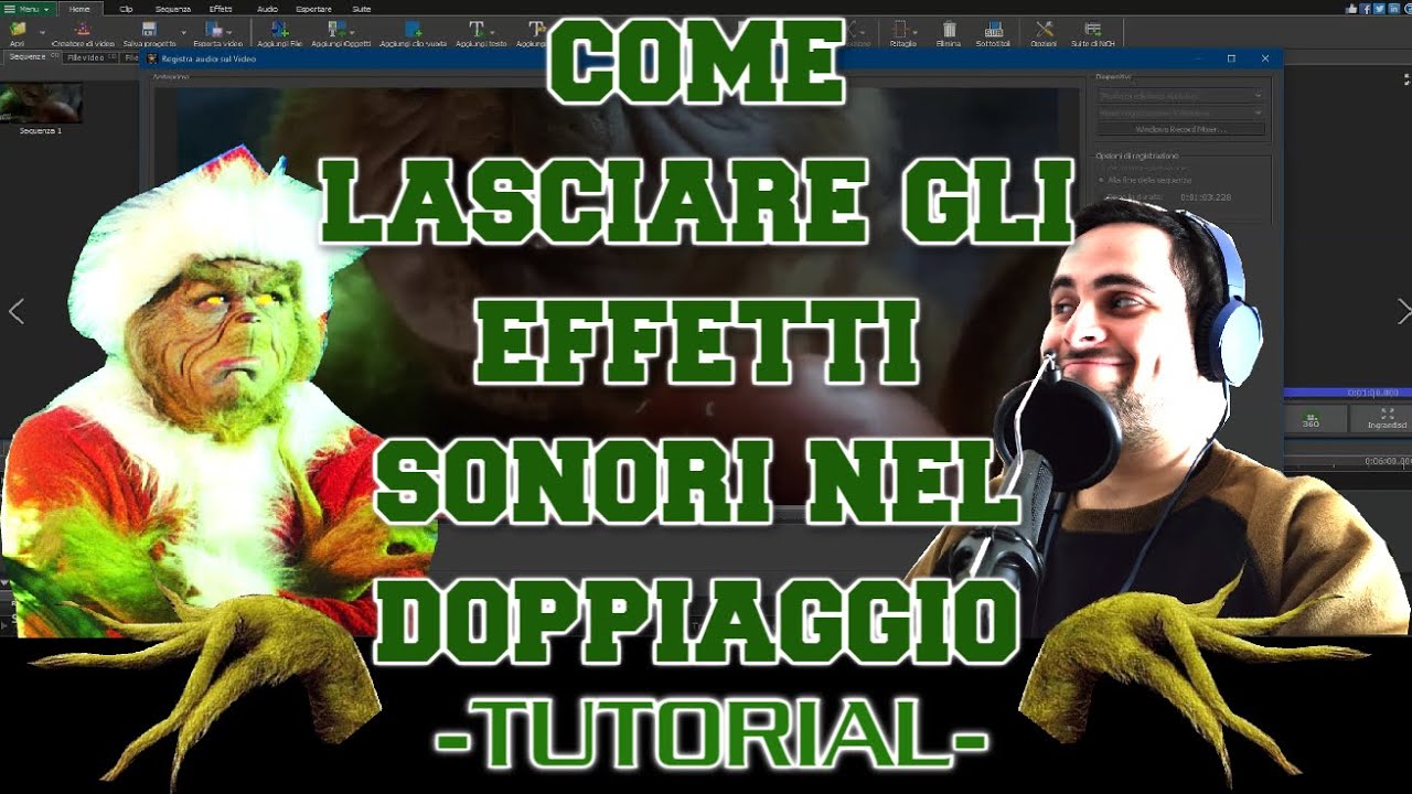 COME DOPPIARE UN PERSONAGGIO SENZA ELIMINARE GLI EFFETTI SONORI DEL FILM - Impariamo insieme!