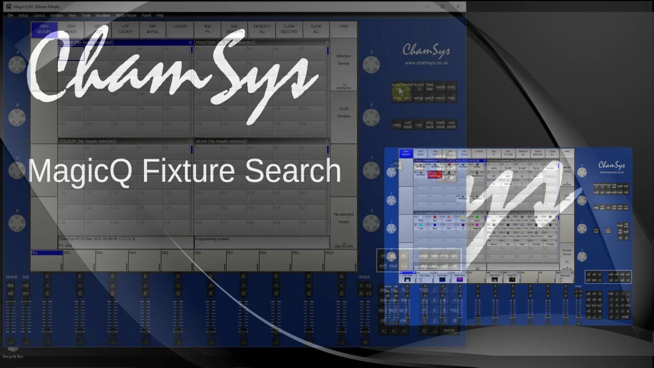 Fixture Search - New Fixture finder tool in MagicQ