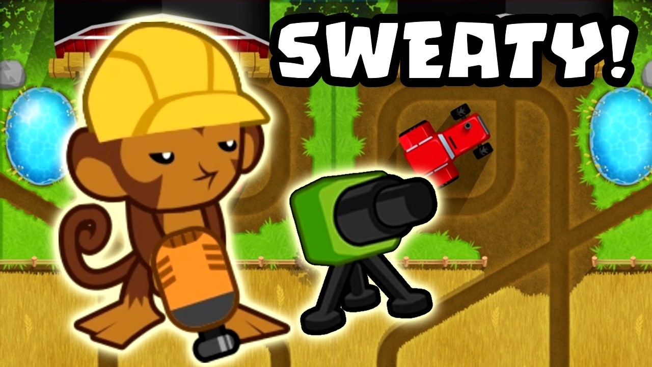 This guy is INSANE with the Engineer Monkey in BTD Battles..