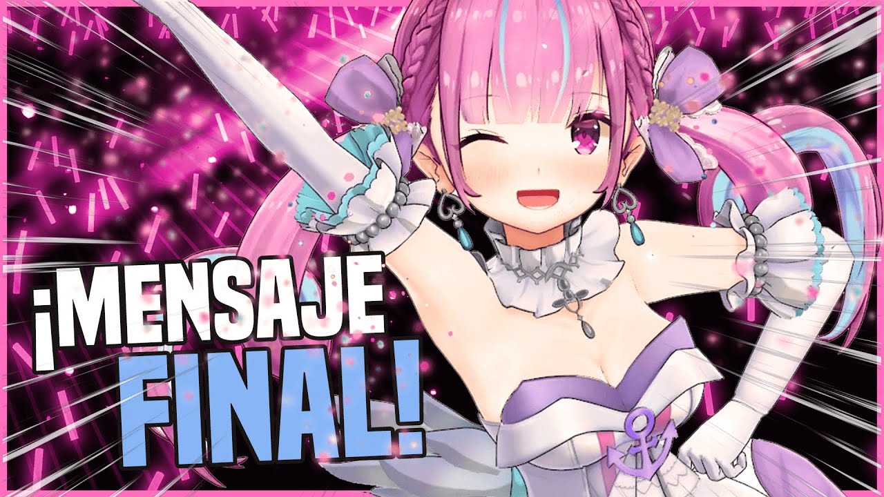 Las palabras finales de Aqua en su graduación -Hololive
