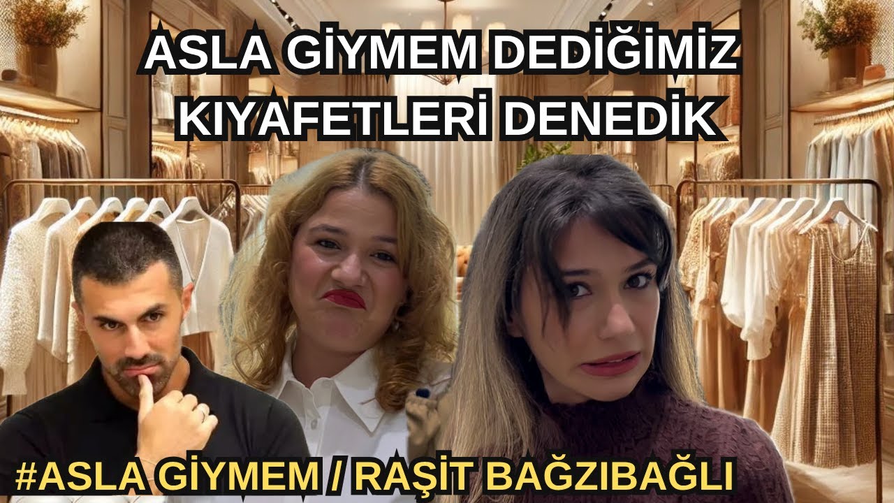 RAŞİT BAĞZIBAĞLI TASARLAMIŞ ASLA GİYMEM DEDİM AMA...  @inanilmazbirseyya