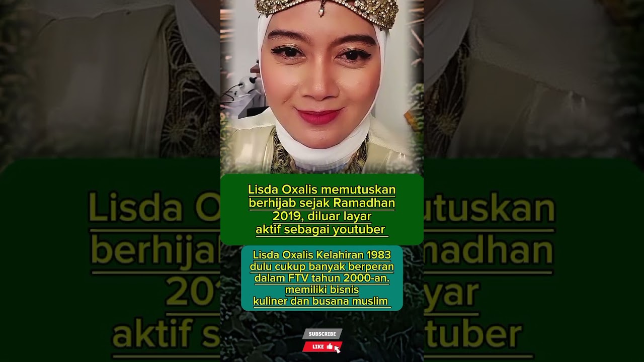 Lisda Oxalis Dulu pemeran sinetron Kolosal memutuskan berhijab 2019 