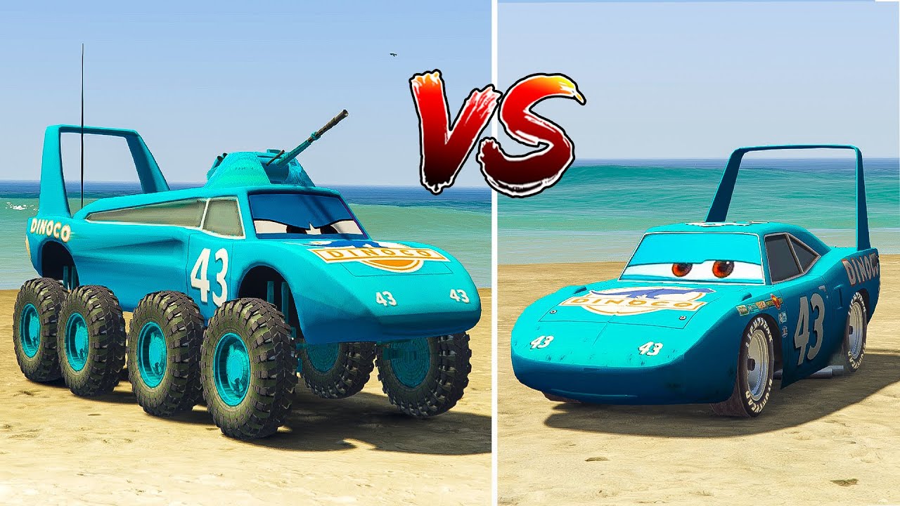King Dinoco with BTR wheels VS King Dinoco - Which is best?