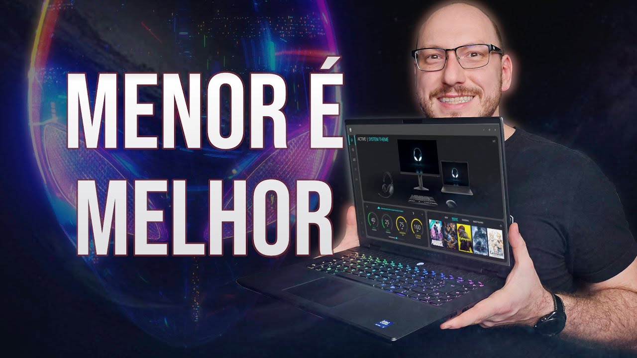MENOR É MELHOR! Análise do Alienware M16 R2