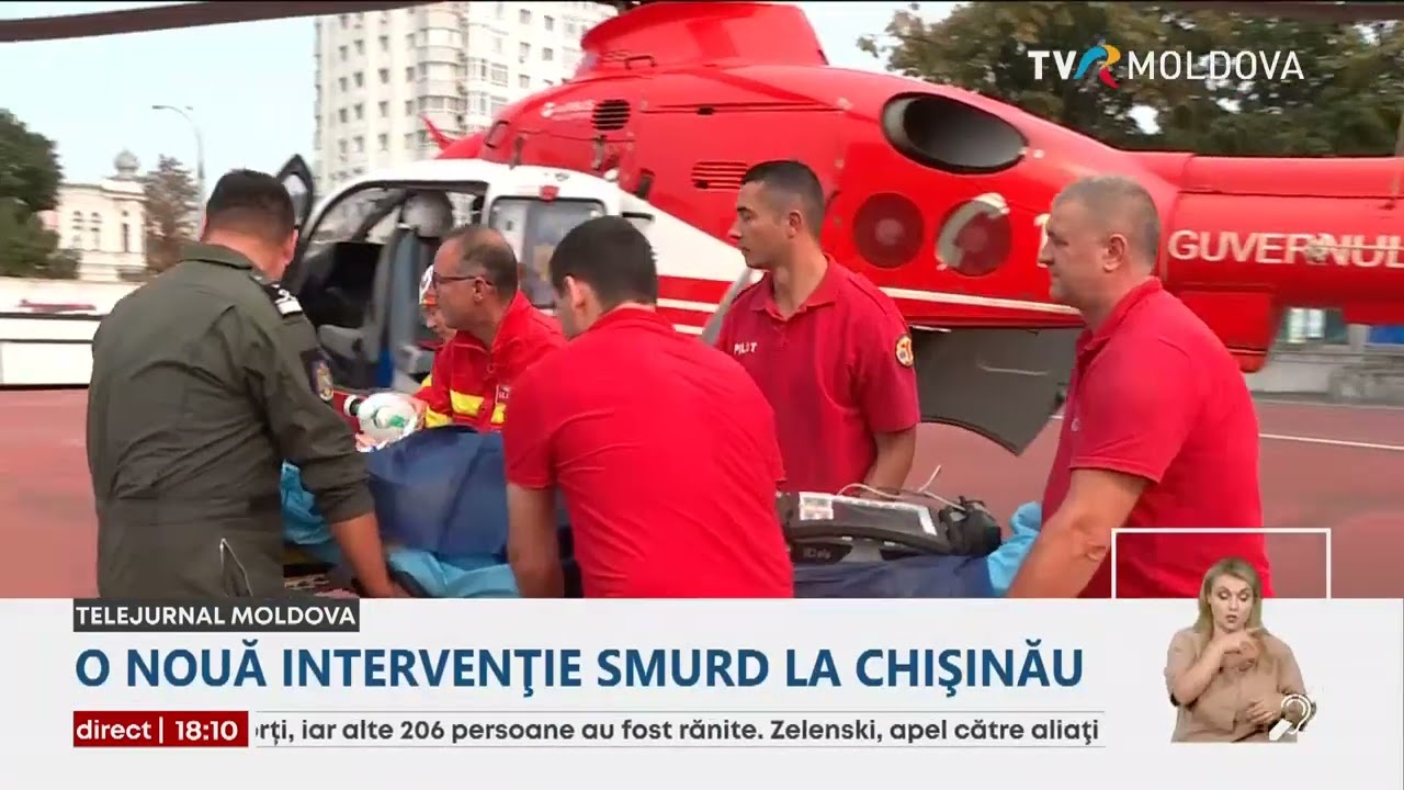 O nouă intervenție SMURD România în R. Moldova, încheiată cu succes