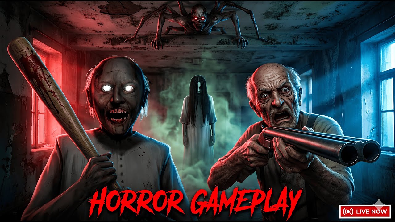 Granny is Live(2) || Granny Horror Gameplay || Granny Grandpa👉☠️ #shortsfeed #granny #shorts