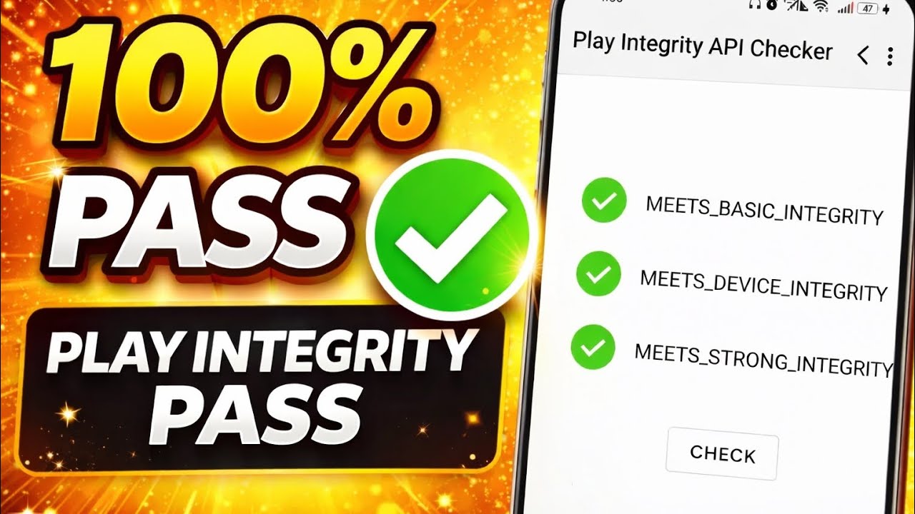 Play Integrity 100% PASS 😱 | Strong Integrity Working || play integrity fix #magisk #safty_netpaas