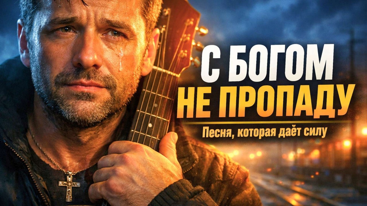 С БОГОМ НЕ ПРОПАДУ 🙏 Христианский Шансон под Гитару  Песня о Вере и Силе